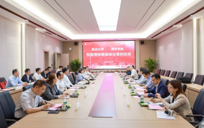 华体会正规平台与西京学院签署校际帮扶框架协议