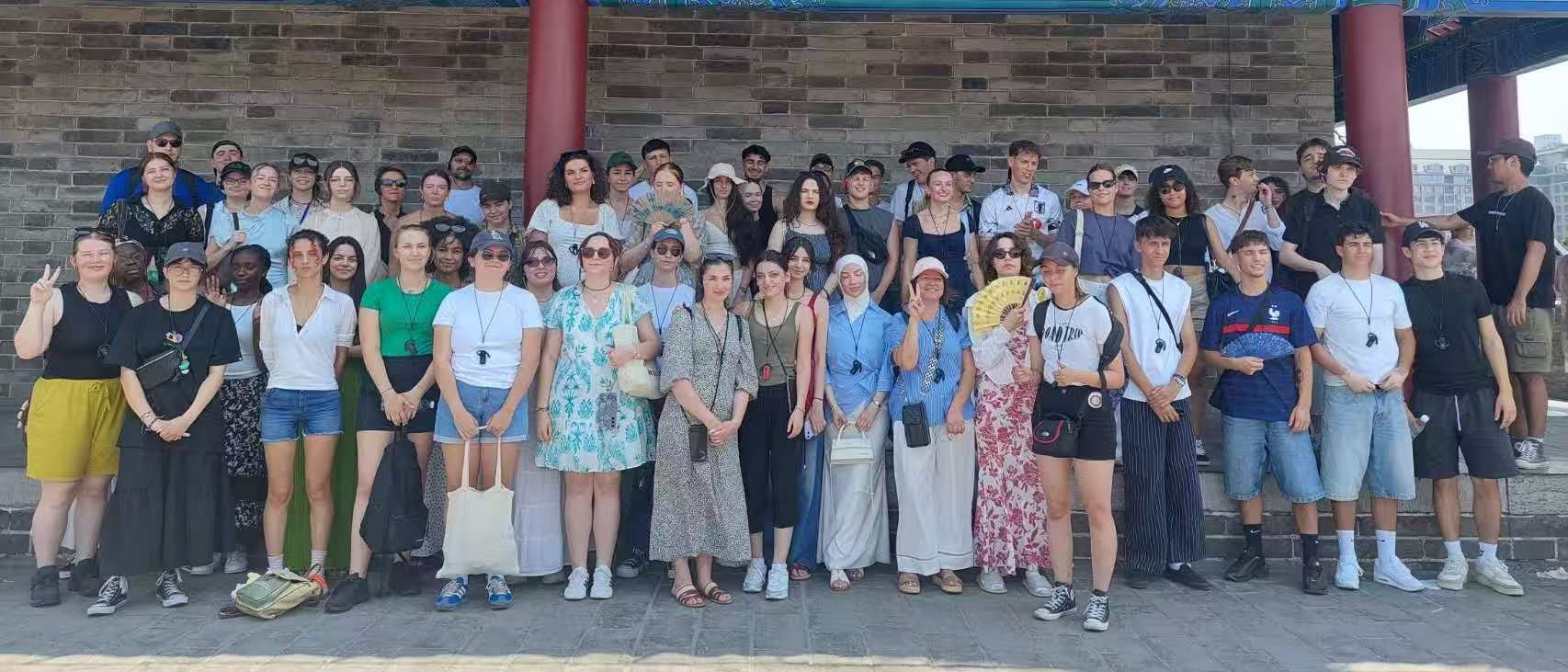 来自21个国家的232名国际学生在华体会正规平台暑期短期班学习
